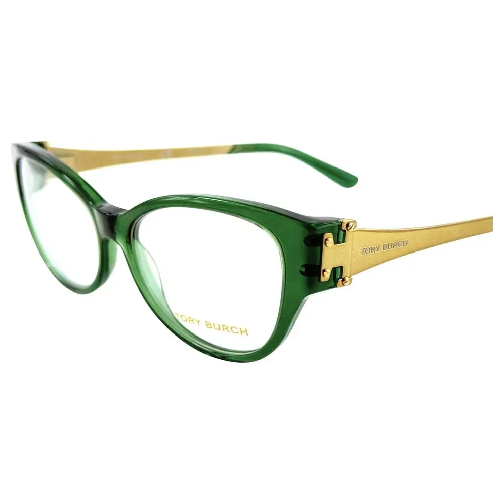 Tory Burch TY2077 Womens Plastic Eyeglass Frame 1679 Bottle Green 53-16